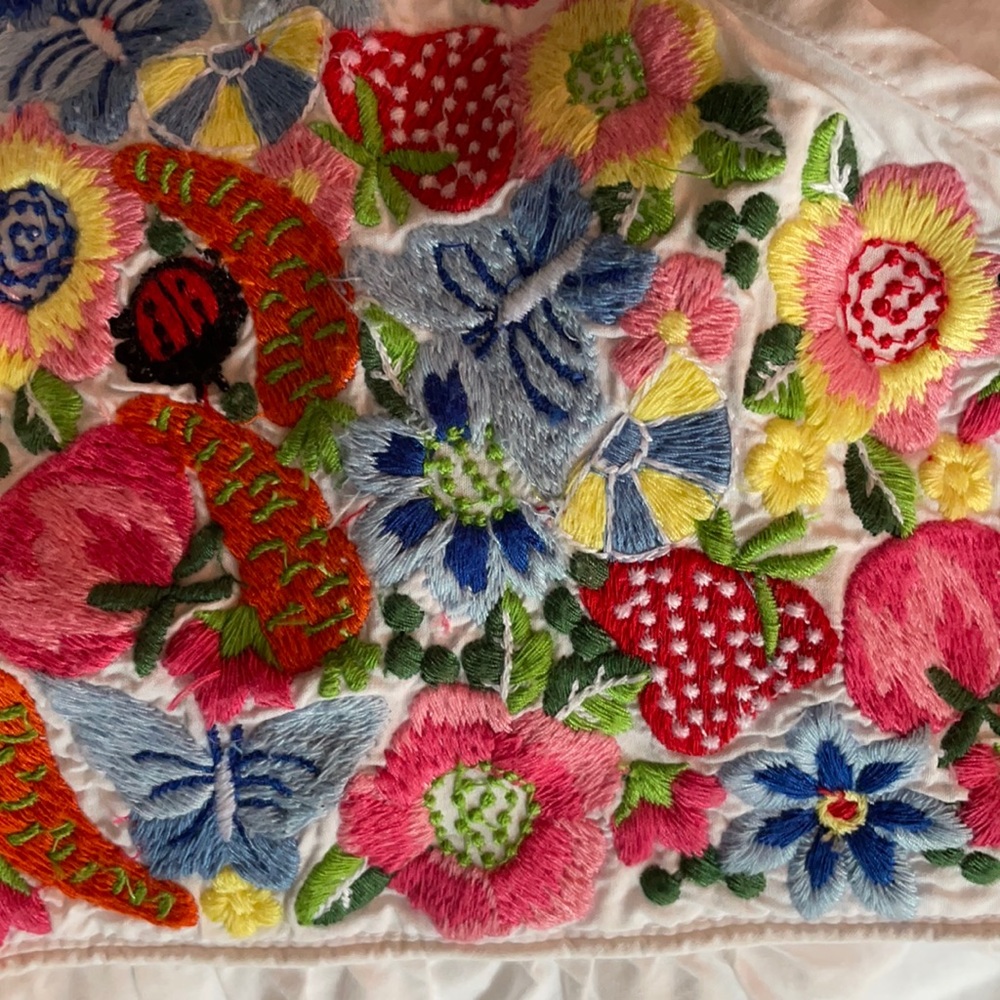 Cutie J Crew embroidered cotton dress